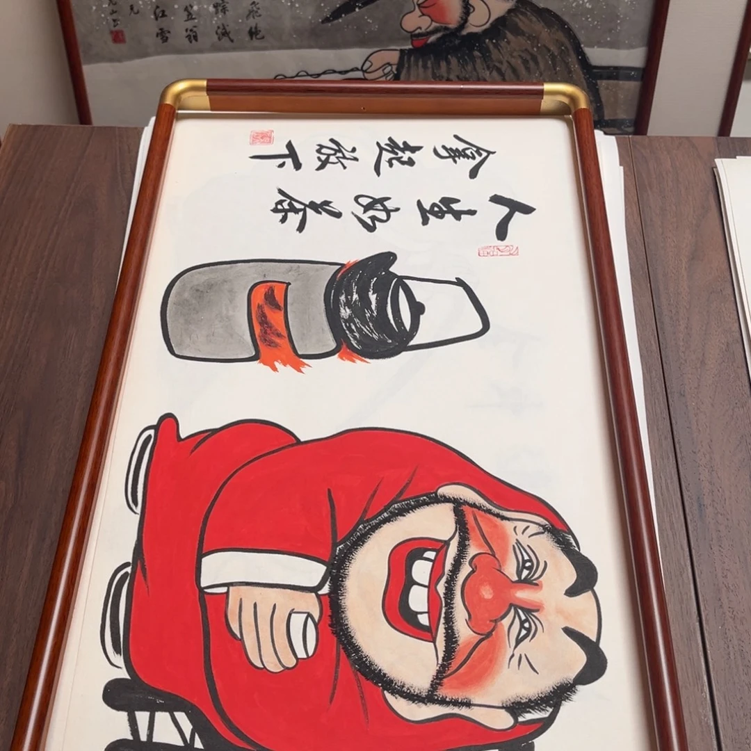 国画纯手绘禅意画作品