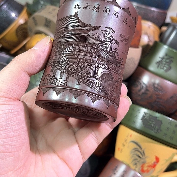 茶杯紫砂全手工紫砂主人杯