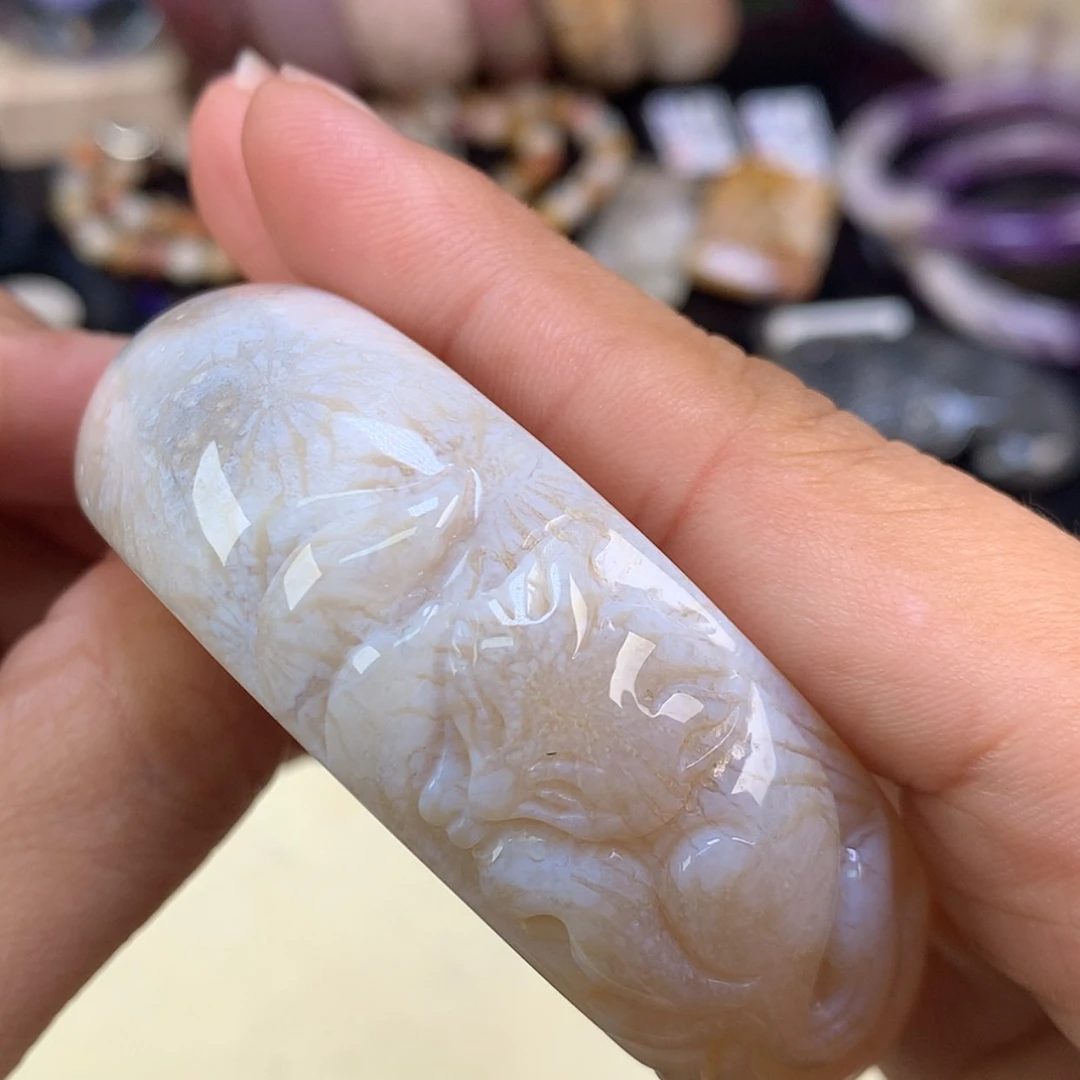 【闪购商品】颈饰未镶嵌硅化珊瑚（珊瑚玉）18号狐狸53圈