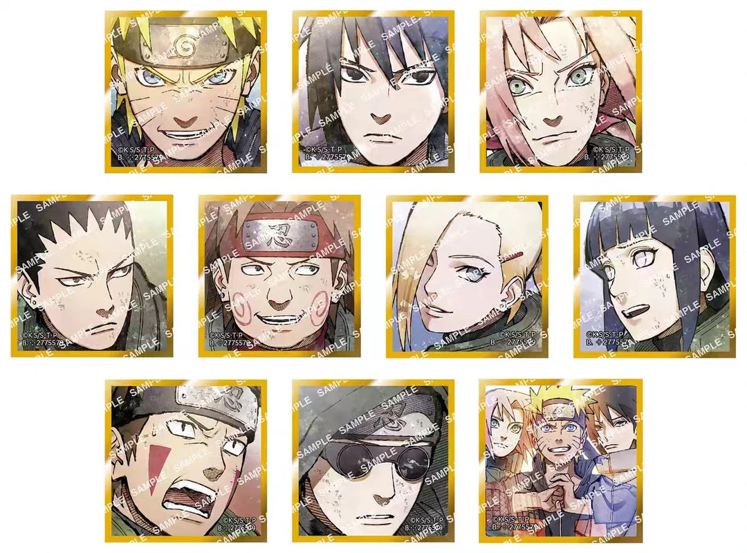 【欧欧吃谷】火影忍者 第三弹色纸扭蛋 收藏盲盒代拆