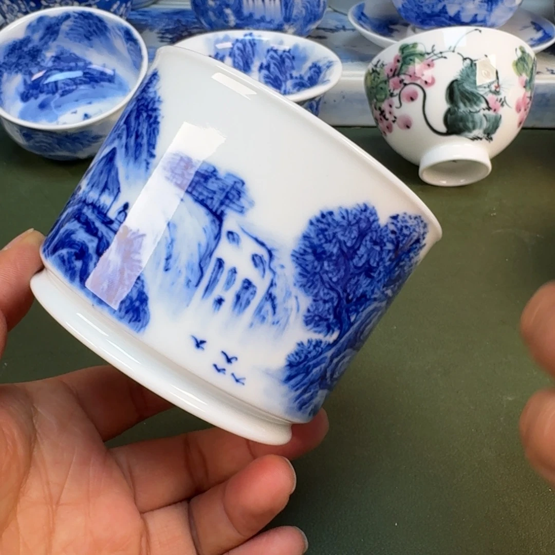 陶景德镇纯手绘茶具圆圆228