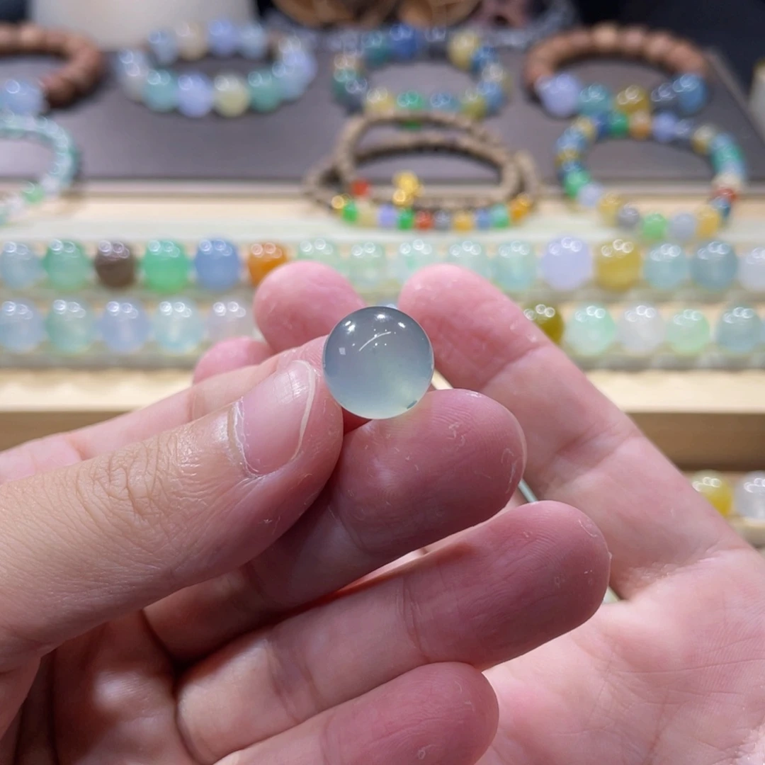未镶嵌手链翡翠冰绿