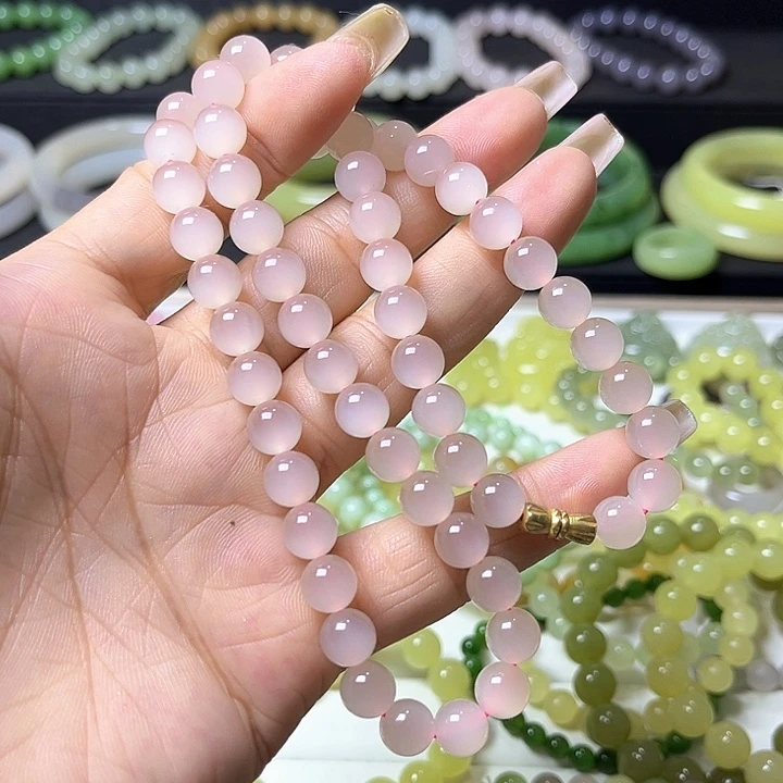 森***鹿手串未镶嵌和田玉