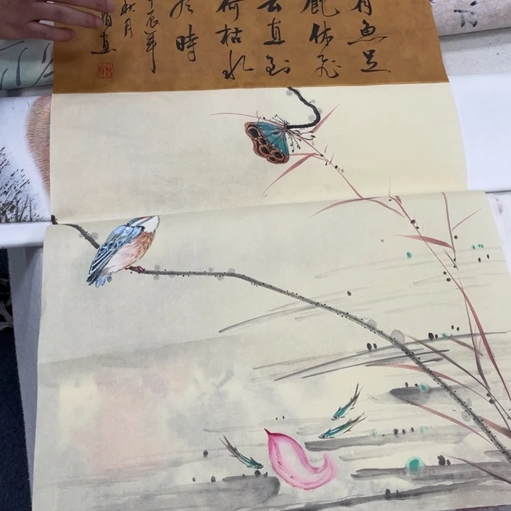 国画纯手绘作品欣赏图