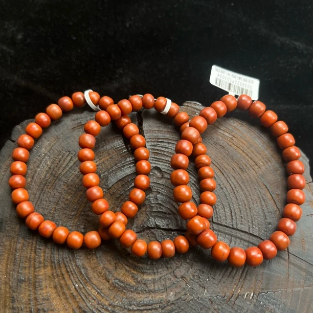原矿无优化保山南红磨石坎6-7mm老型单圈手串多样性发1