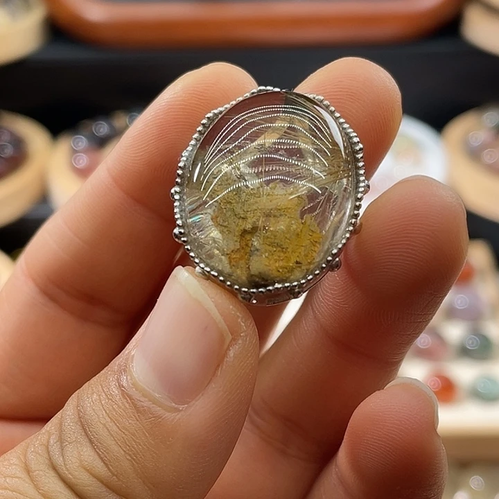 珠宝半成品水晶银S925镶嵌