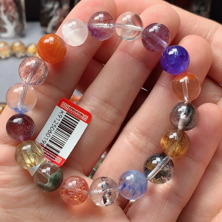 水晶手串未镶嵌天然