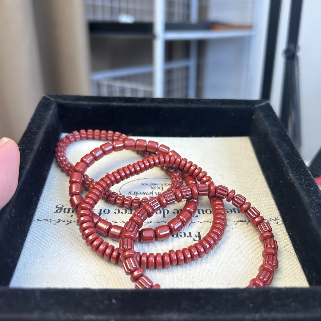 天然辰砂天然辰砂高含量手串