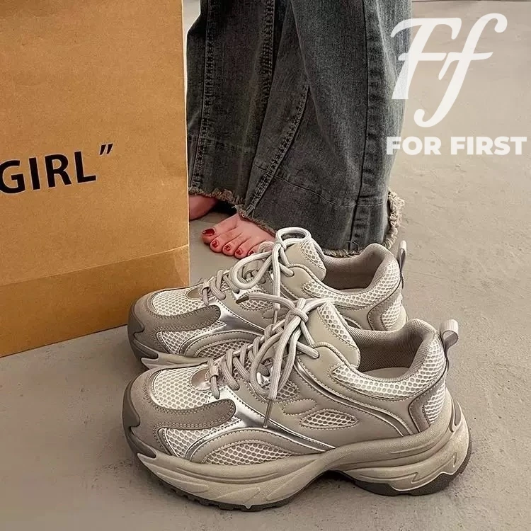 现货【FR】“小怪兽”老爹鞋女2025春爆款厚底2024百搭休闲运动鞋