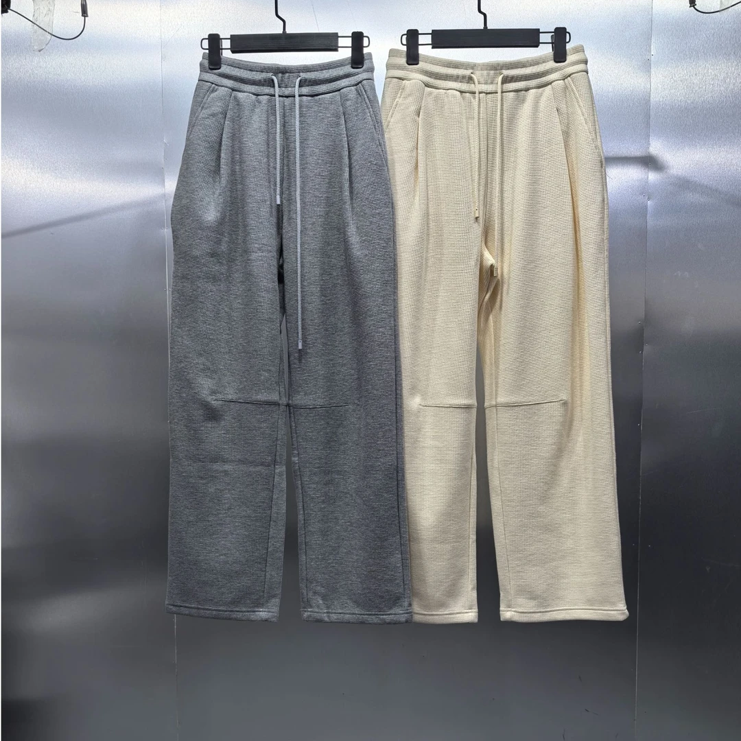 F02-51804-BOS纯色时尚百搭舒适直筒休闲裤