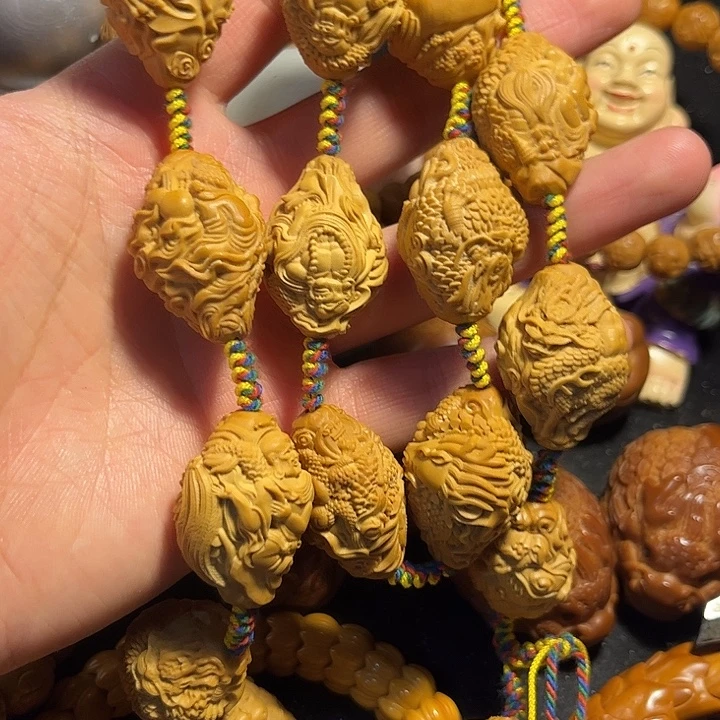 手串/手链橄榄核瑞兽罗汉脖挂