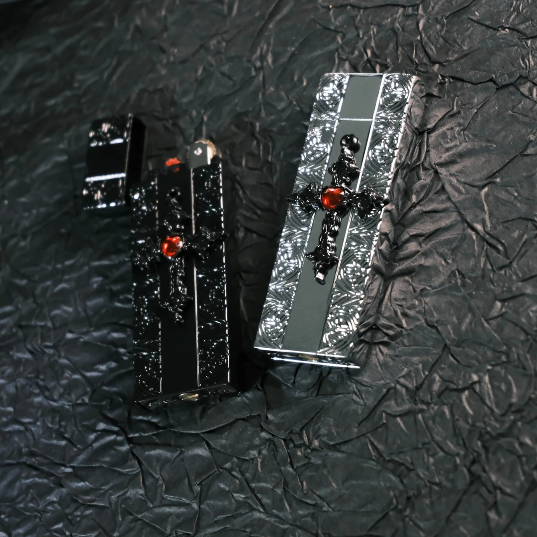 【欲望】原创手工感应迷你复古防风原装朋克原宿网红红火打火机