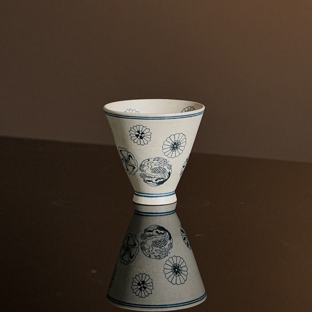 树见造物×三廖堂丨《皮球花小杯》紫砂杯 创意  复古 可爱