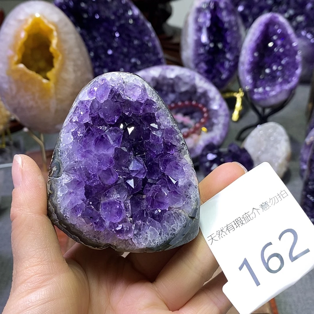珠宝半成品未镶嵌紫晶