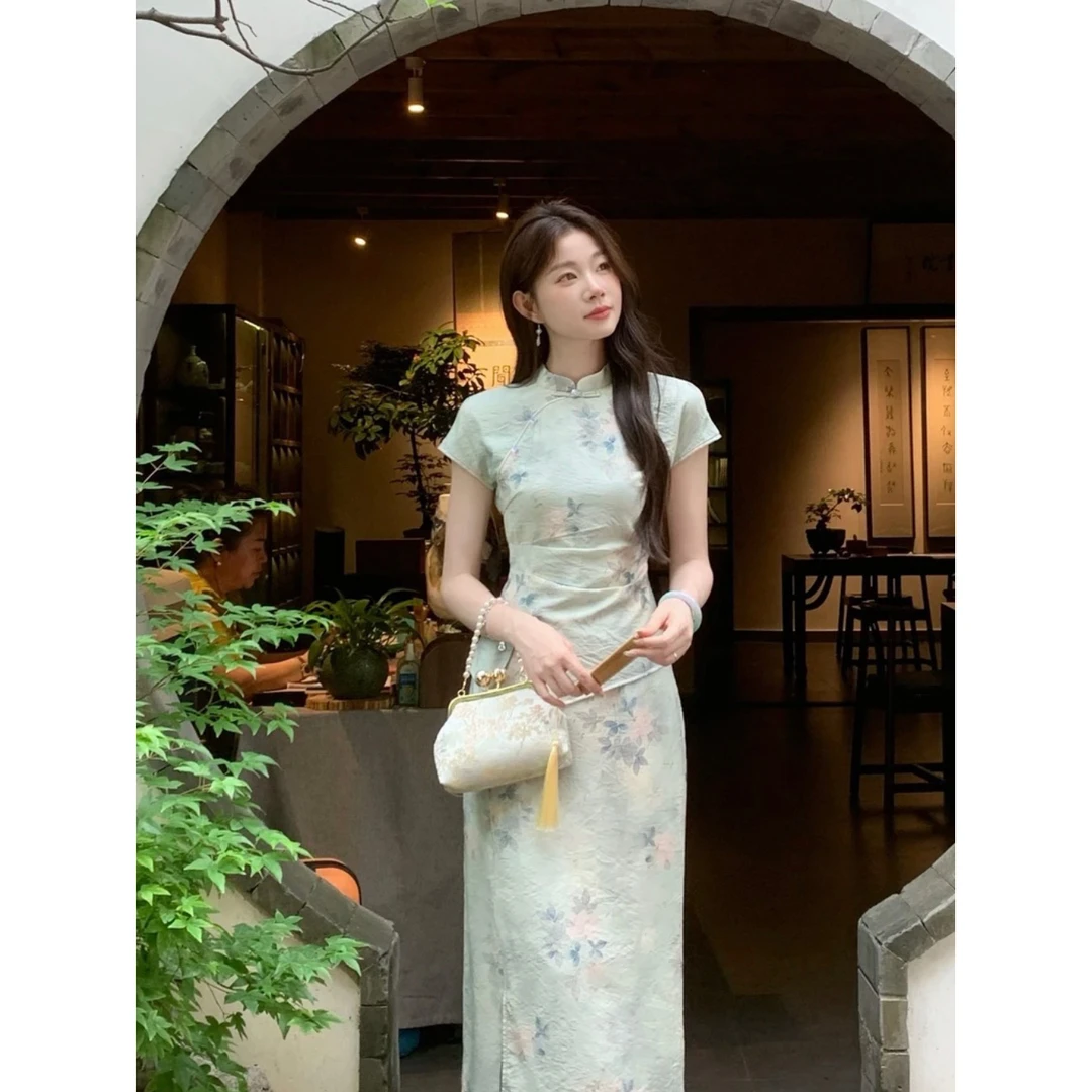 EIA一尧新中式国风一抹青云清雅禅意松弛上衣+半裙气质日常套装夏