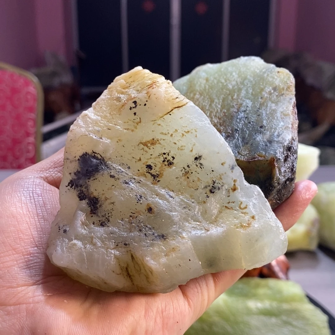 Z***m蛇纹石玉未镶嵌岫玉原石蛇纹石玉