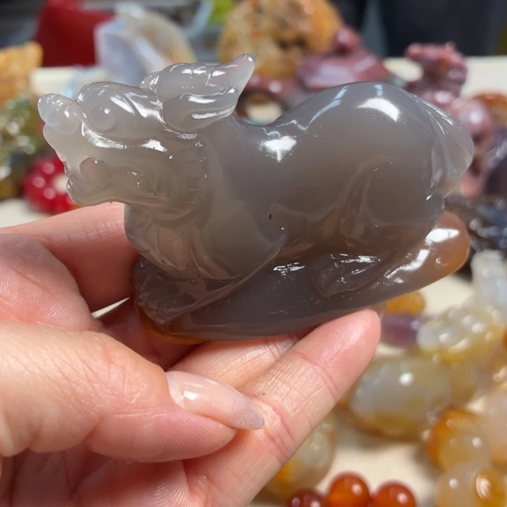 玛瑙/玉髓未镶嵌吊坠(不含链)