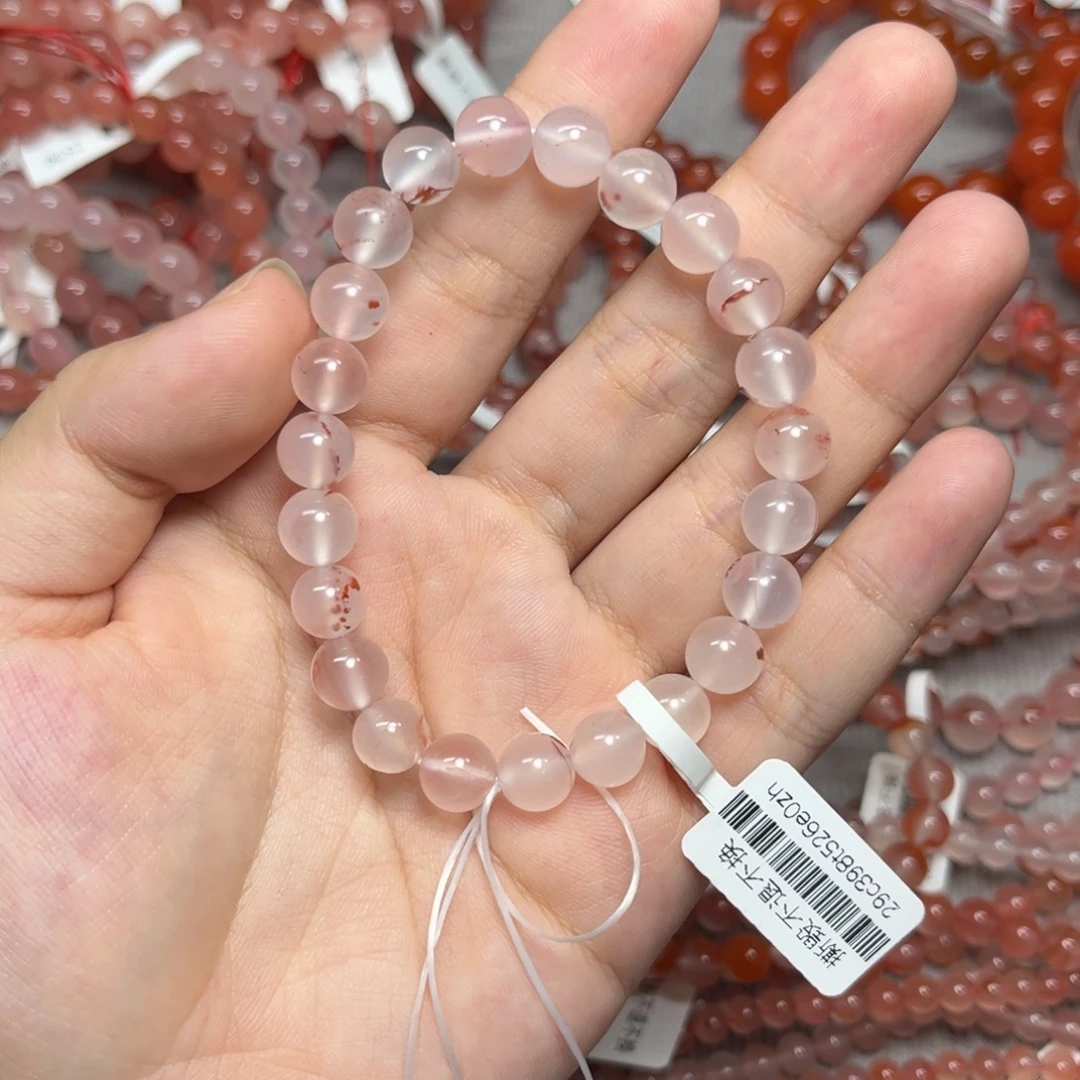 南红玛瑙未镶嵌手链