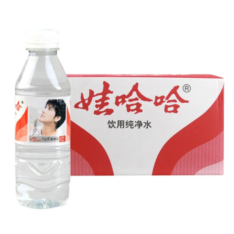 娃哈哈 饮用纯净水 350mL*24瓶/箱