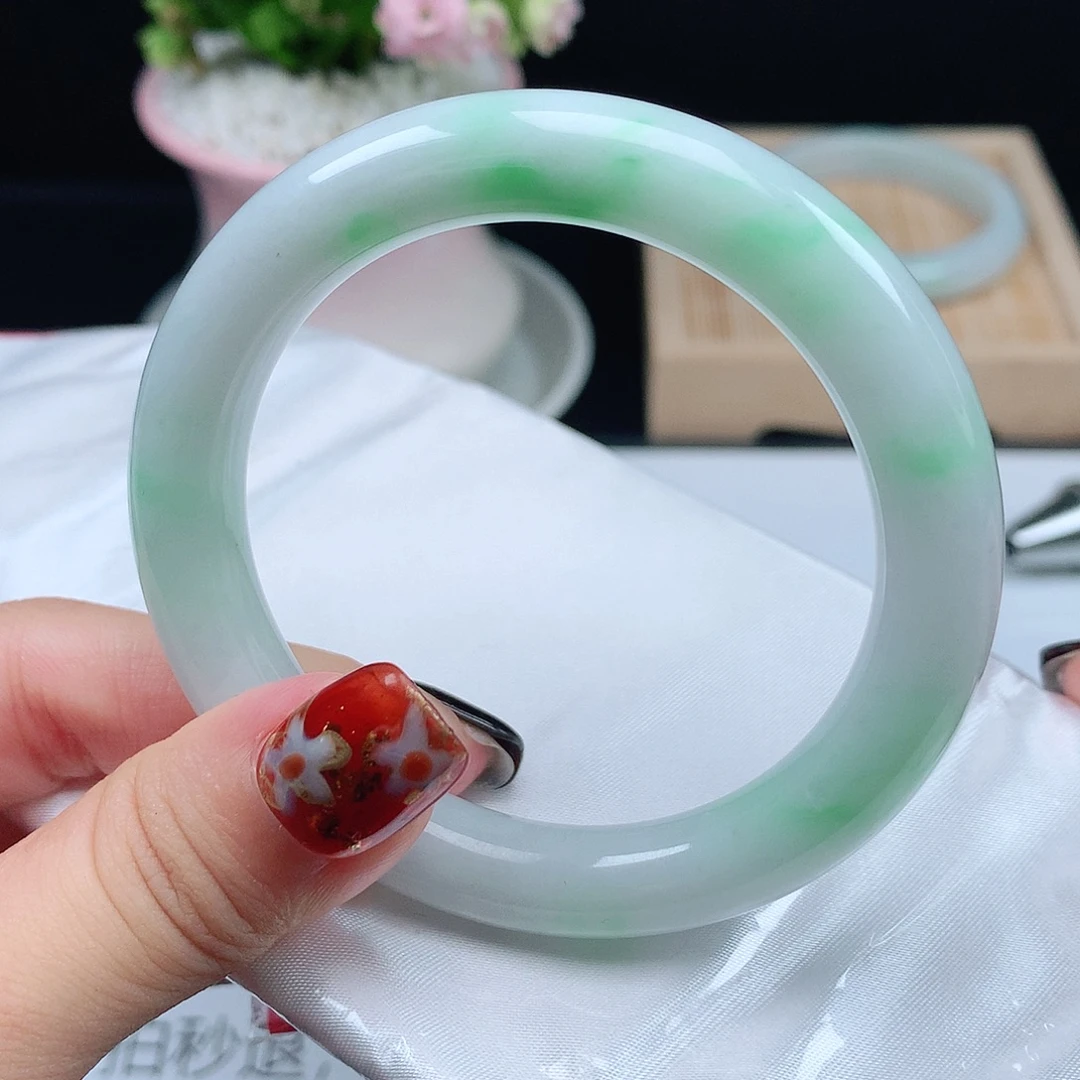 翡翠未镶嵌手镯1457