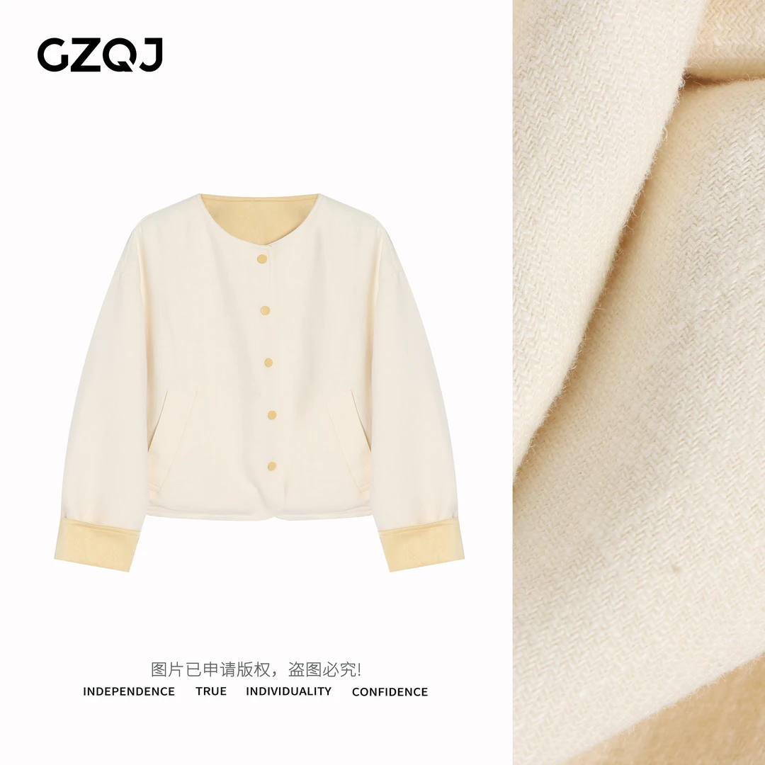 老琴私服【豪门千金】两面穿2025春季新款设计感时尚外套女  36322