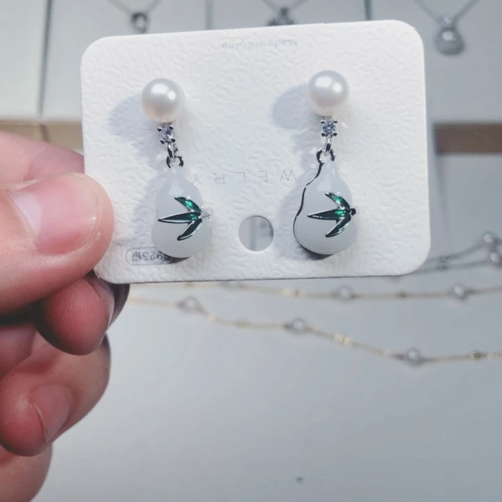 耳饰未镶嵌淡水珍珠