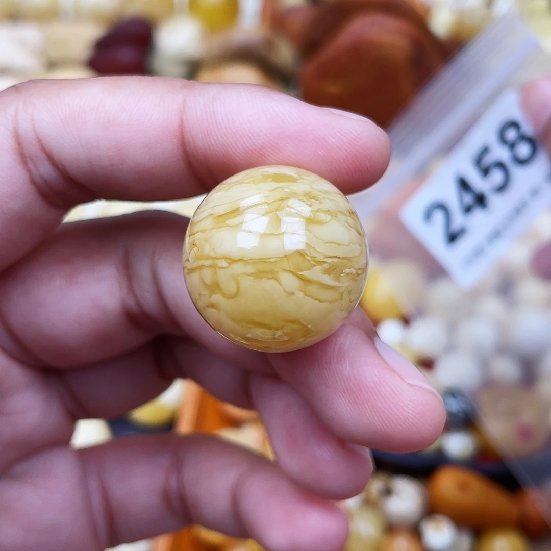 未镶嵌蜜蜡珠宝奇石粉23.2虎皮