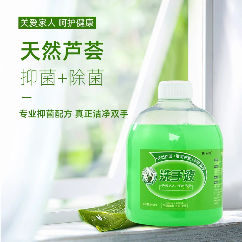 【拍一发二】芦荟清爽洗手液家用清香型清新保湿500g温和萃取精@2