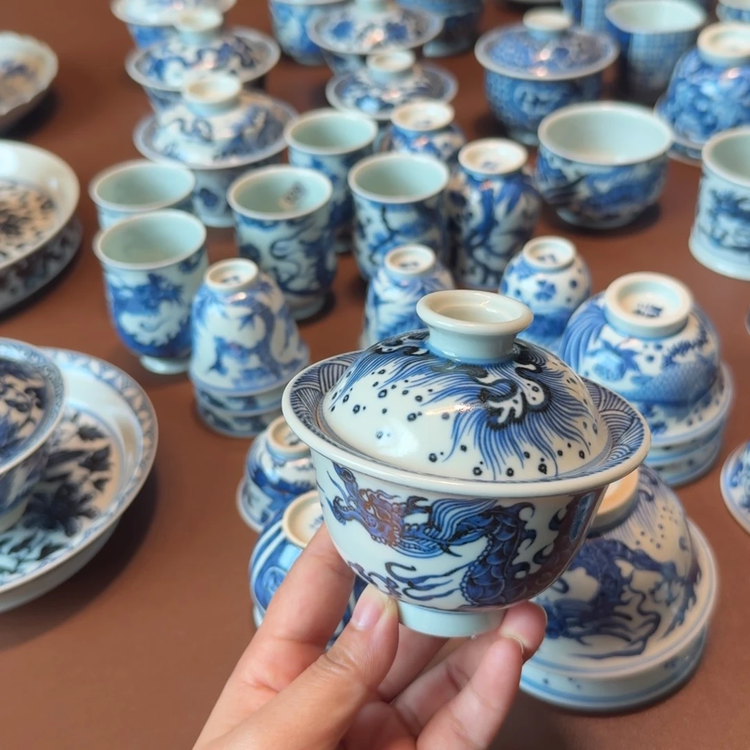 手工手绘茶具微瑕