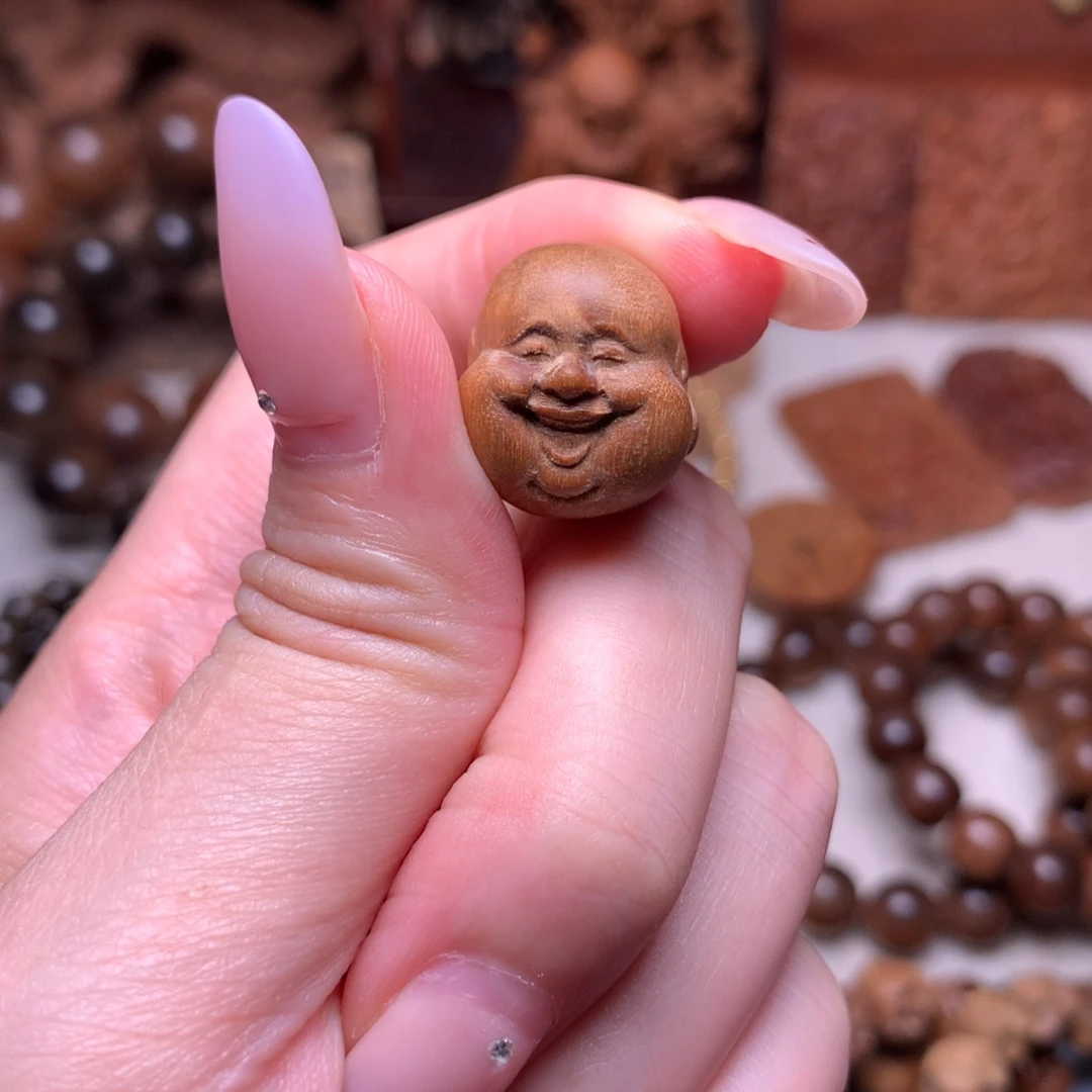 檀香木吊坠老山檀香米勒吊坠微瑕