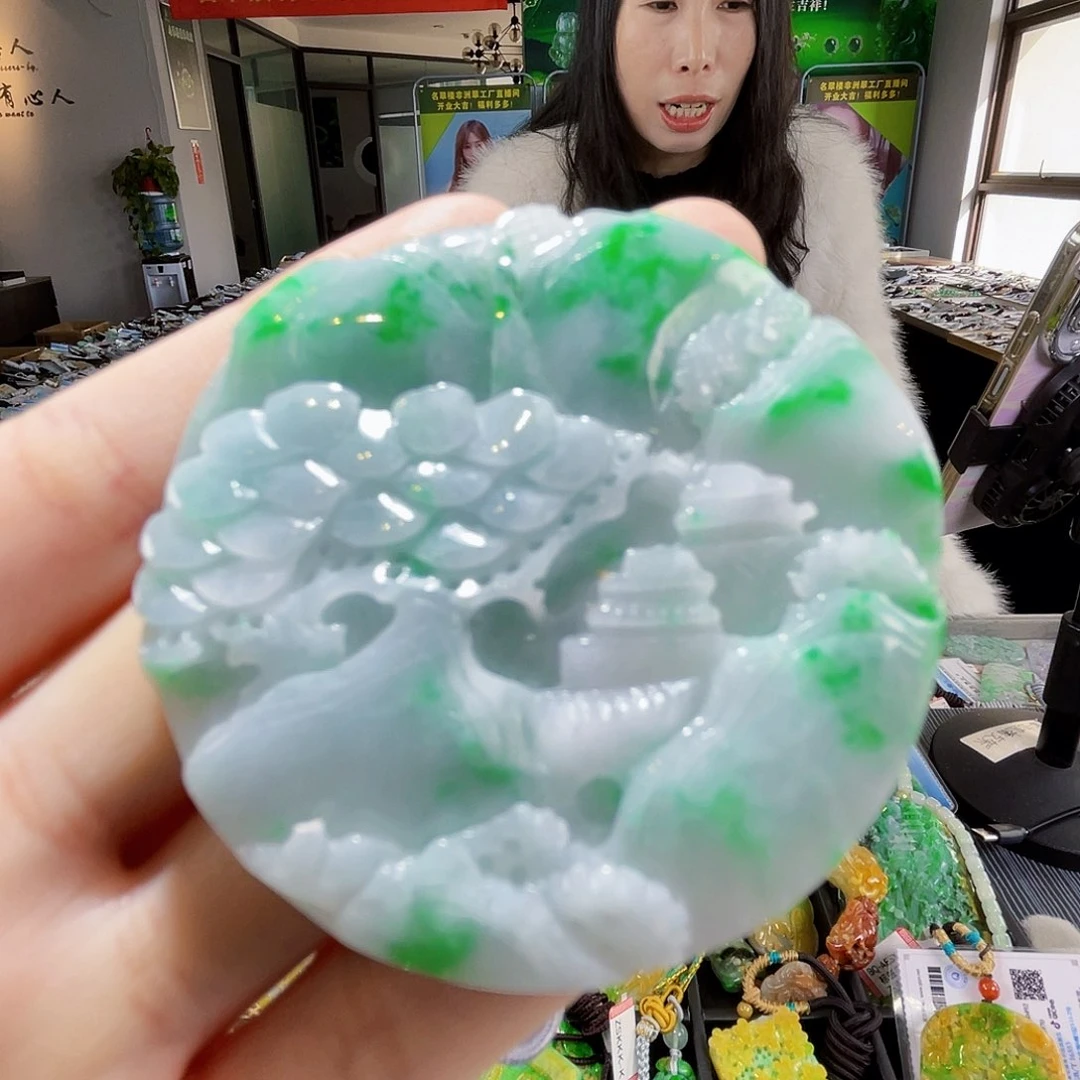 颈饰未镶嵌翡翠翡翠