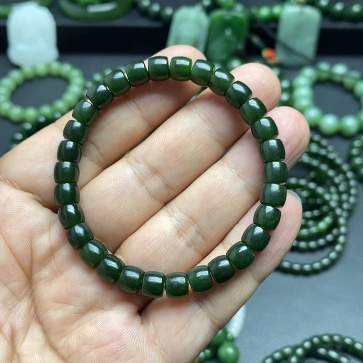 和田玉（碧玉）手串未镶嵌