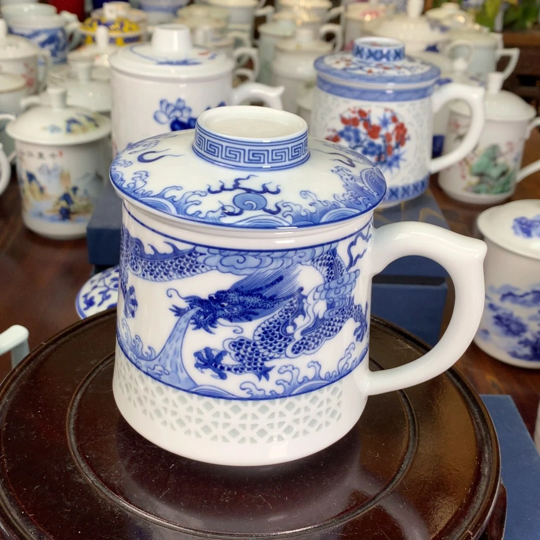 彭*元景德镇陶瓷高温办公杯