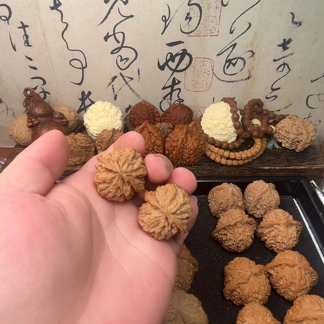 文玩核桃把件苹果园手捻31-35尺