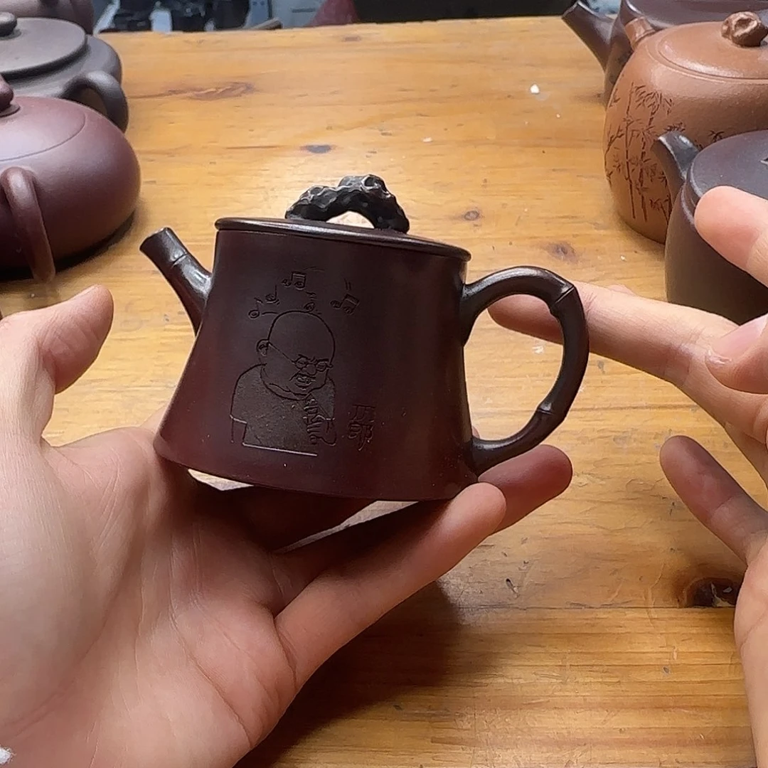 紫砂茶壶民间手艺人全手工制作