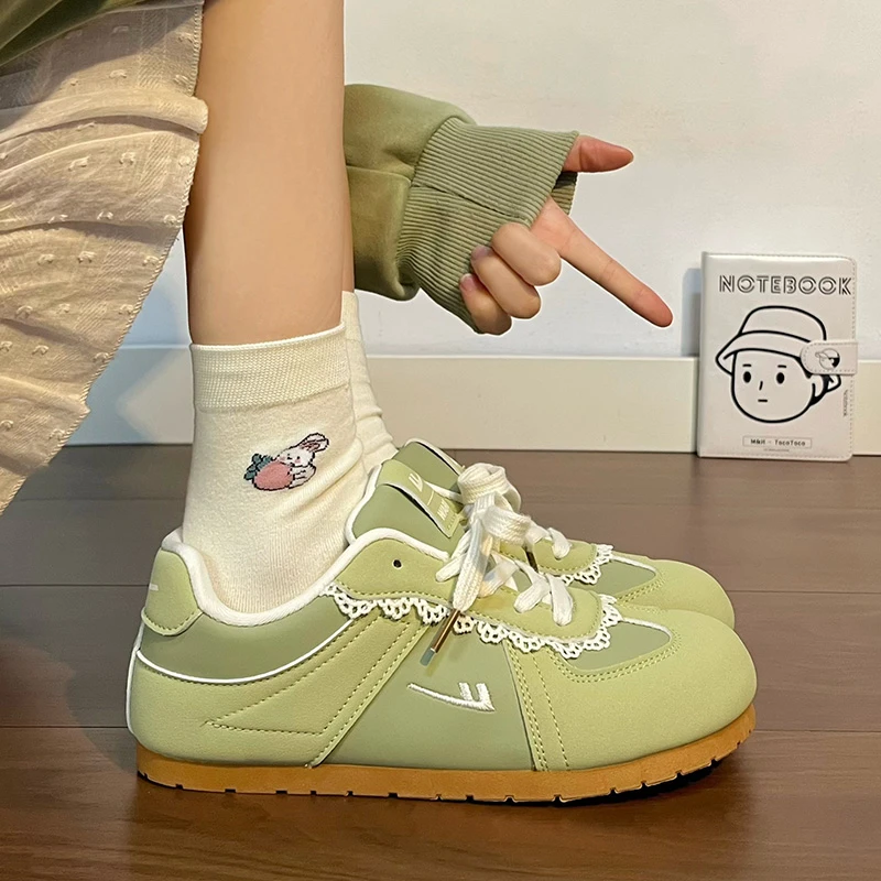 回力德训鞋女款板鞋休闲百搭ins小白鞋秋季新款厚底鞋学生小众潮