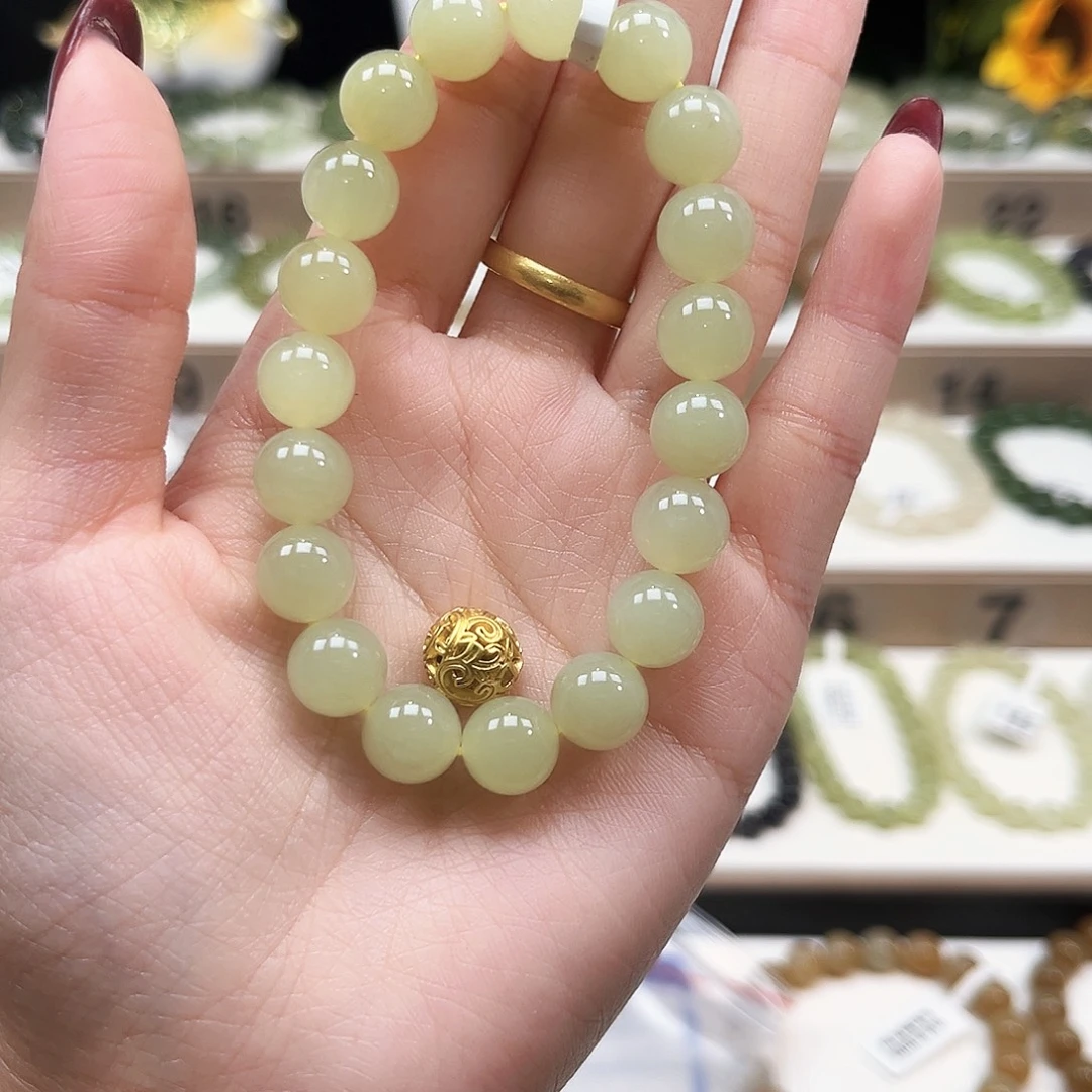 湘***熙和田玉未镶嵌手链