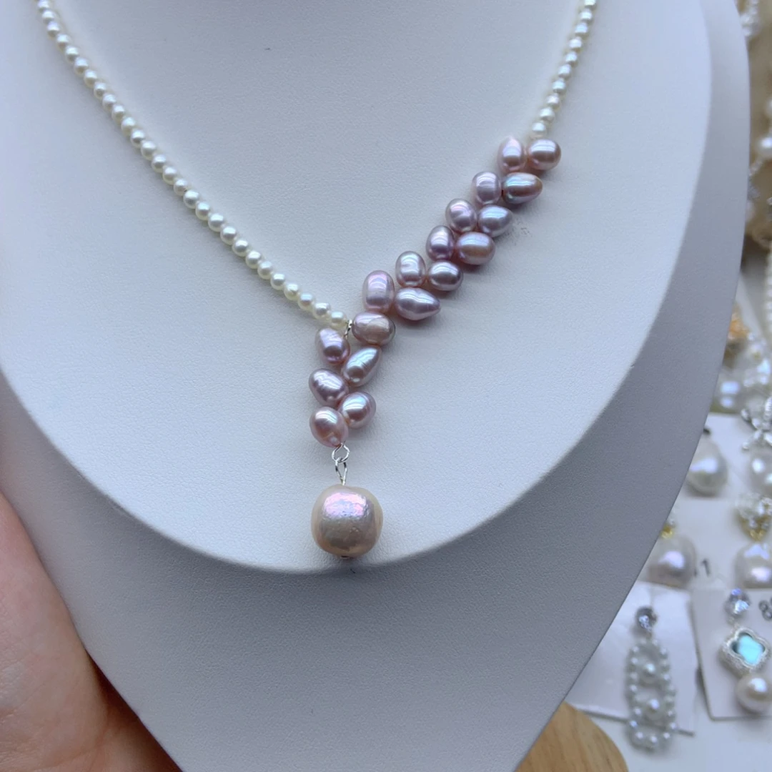 淡水珍珠耳饰未镶嵌