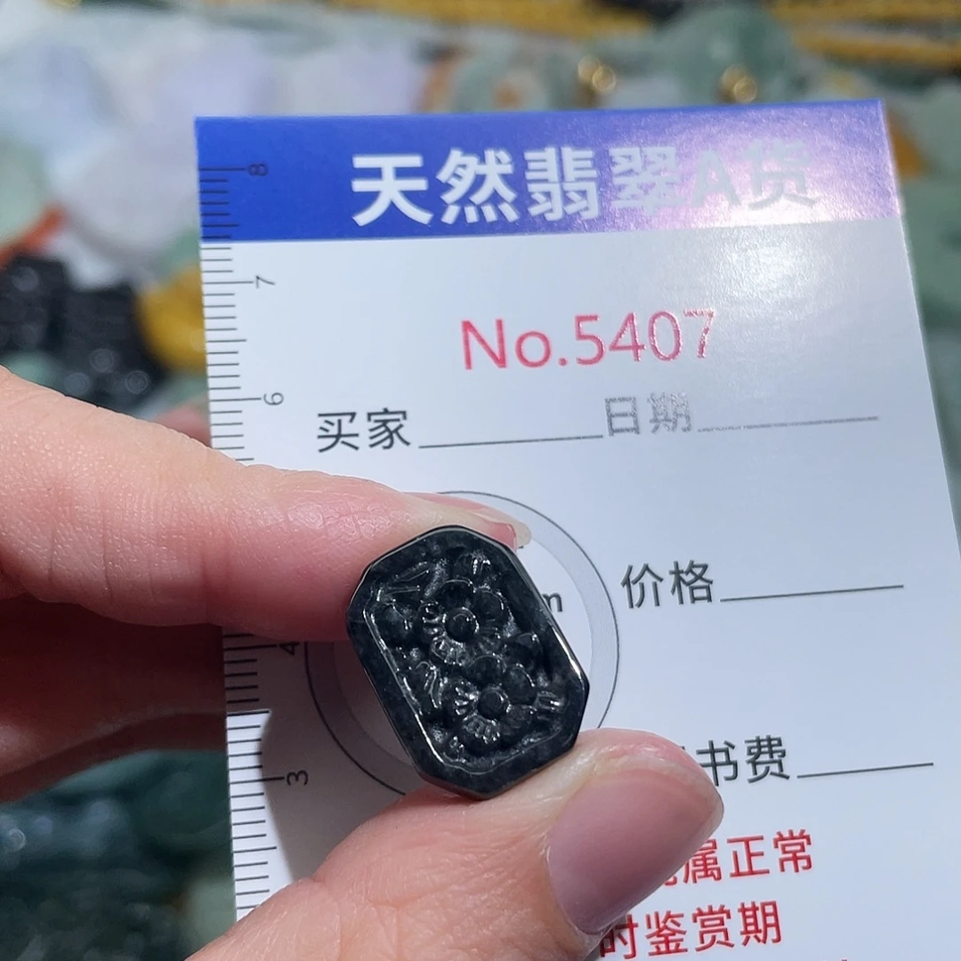翡翠未镶嵌挂件5407
