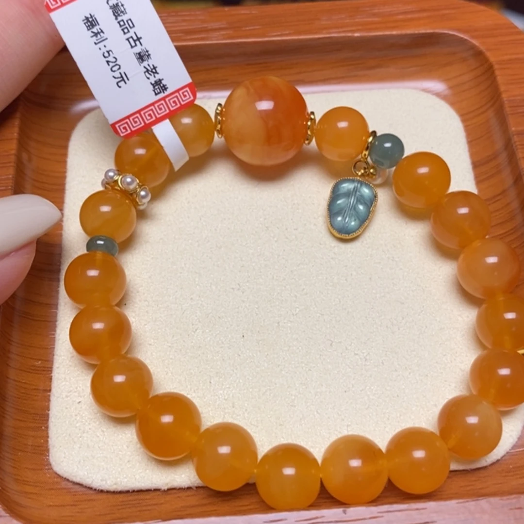 【闪购商品】未镶嵌蜜蜡手链手串
