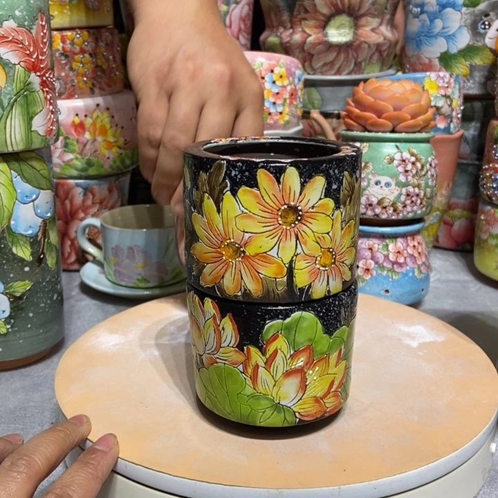 景德镇艺术手绘作品