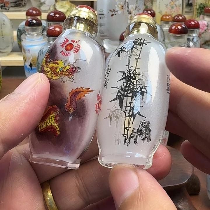 鼻烟壶内画手工绘制包邮