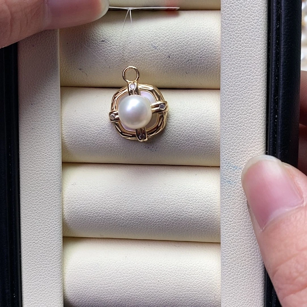 海水珍珠颈饰银S925镶嵌