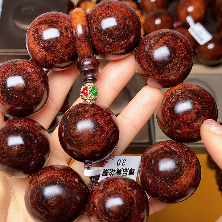 花梨木类手串/手链风化土埋料瘤疤高货3.0