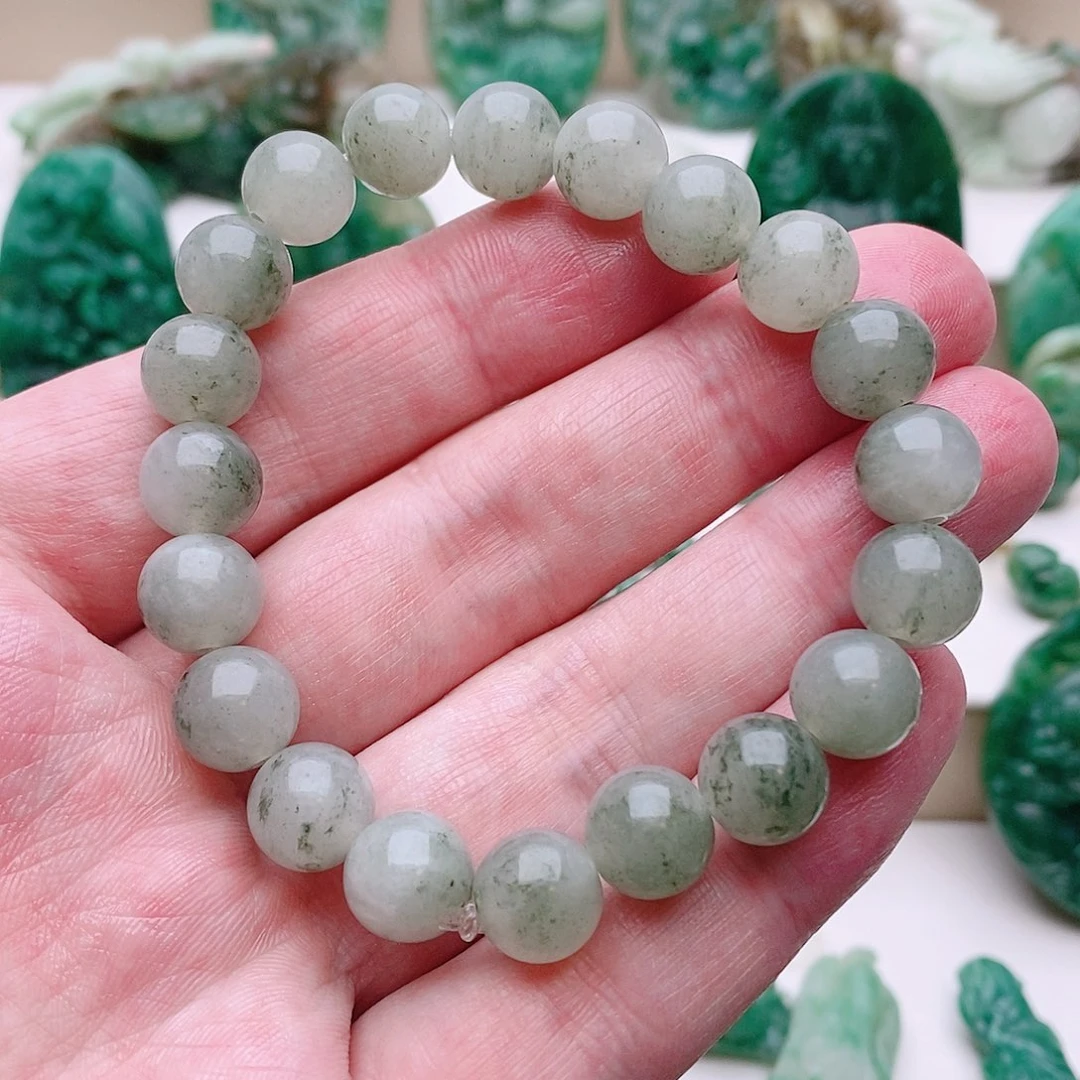 独山玉未镶嵌手串