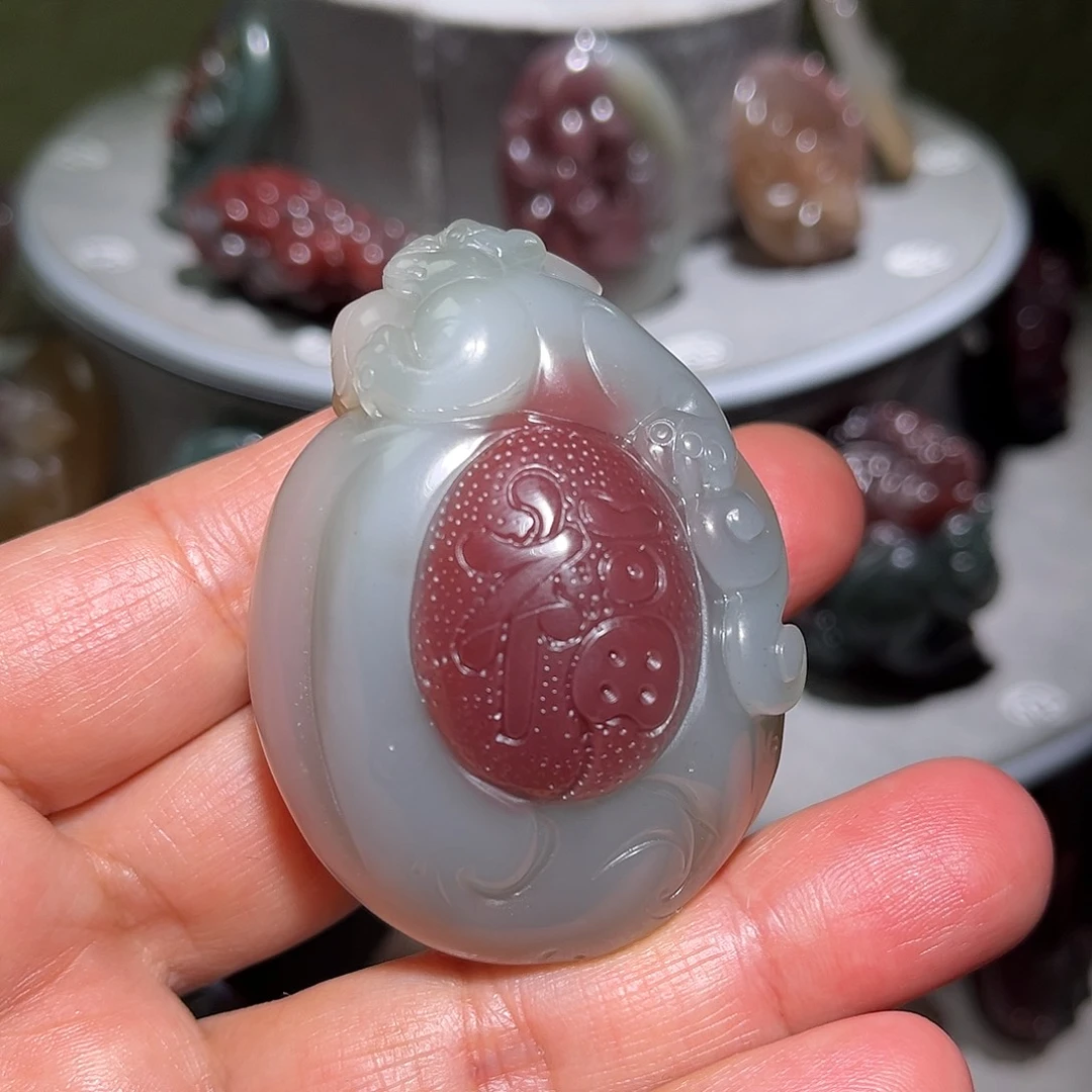 扮***虎玛瑙/玉髓未镶嵌颈饰