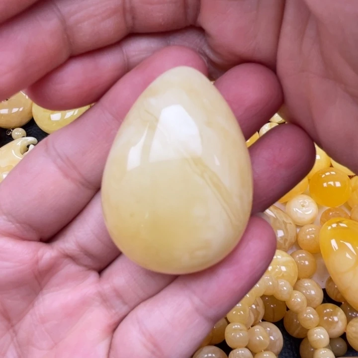 裸石蜜蜡未镶嵌蜜蜡吊坠