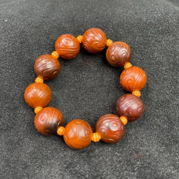 臻藏（8a）和田玉手串2503250036