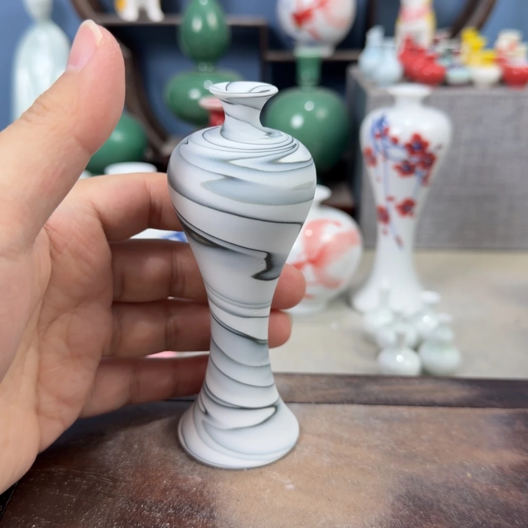 陶瓷手工小花器摆件