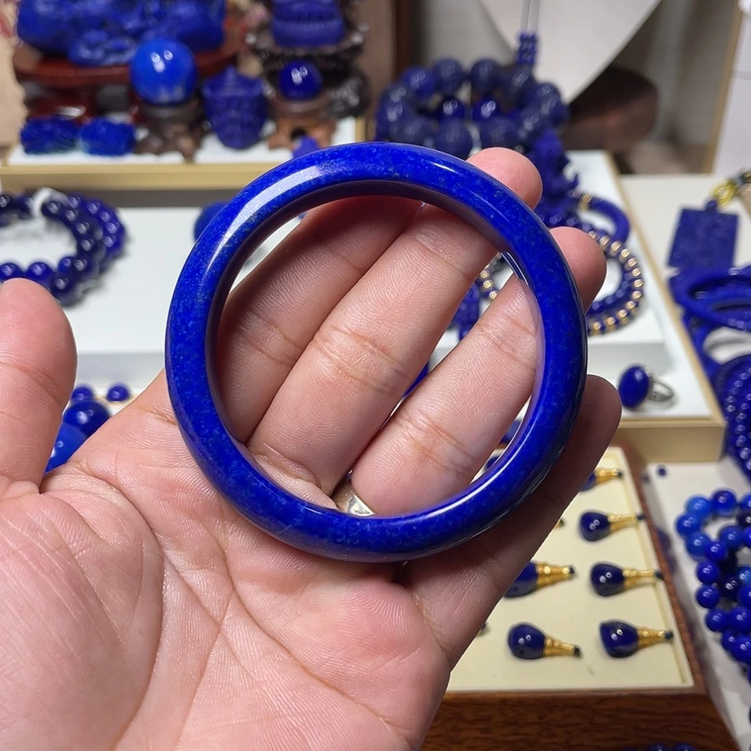 溪***流青金石未镶嵌58圈手串